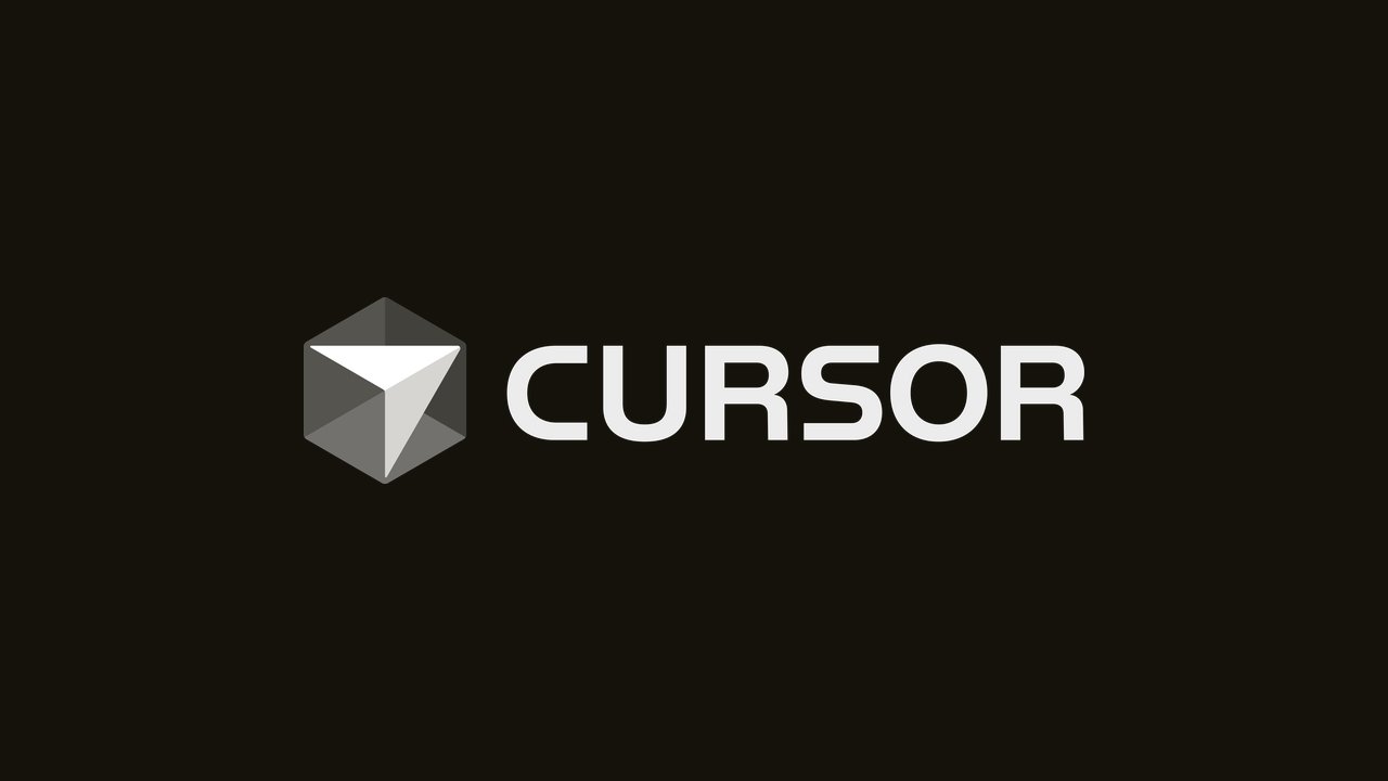 Cursor logo on a dark background